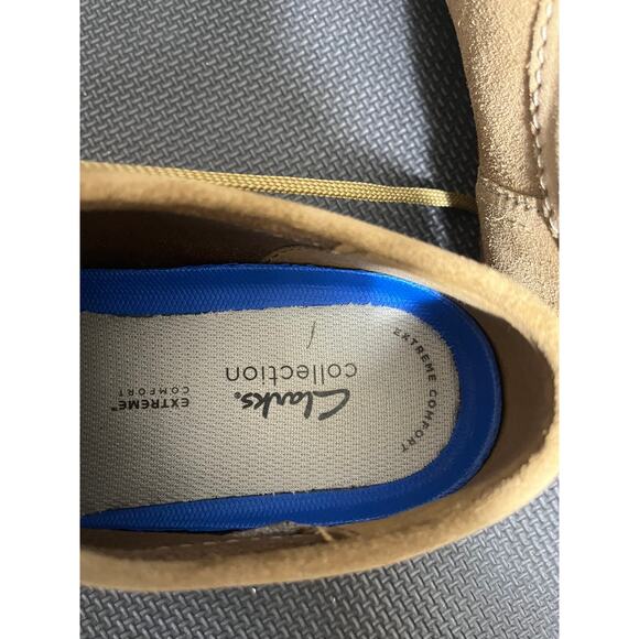 Clarks Shacre Ii Run Shoes Dark Sand Suede Oxford Wallabee Moccasin Size 13 - Picture 8 of 9